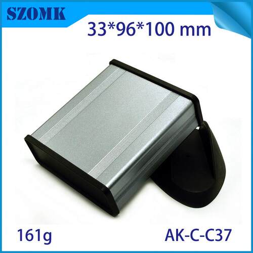 SZOMK C37仪表仪器电源控制保护壳铝型材分体式金属外壳33x96x100