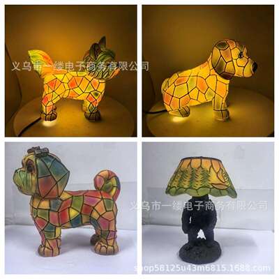 新款CatLamp-DachshundLamp-BigfootLamp动物LED灯摆件