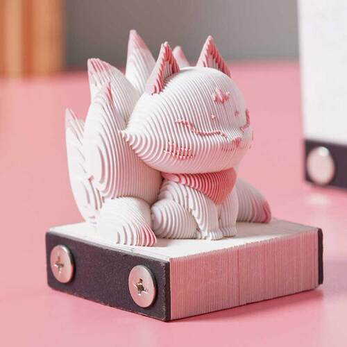 3d立体A纸雕便签日历手撕便利贴熊猫文创生日礼物艺术品摆件定制