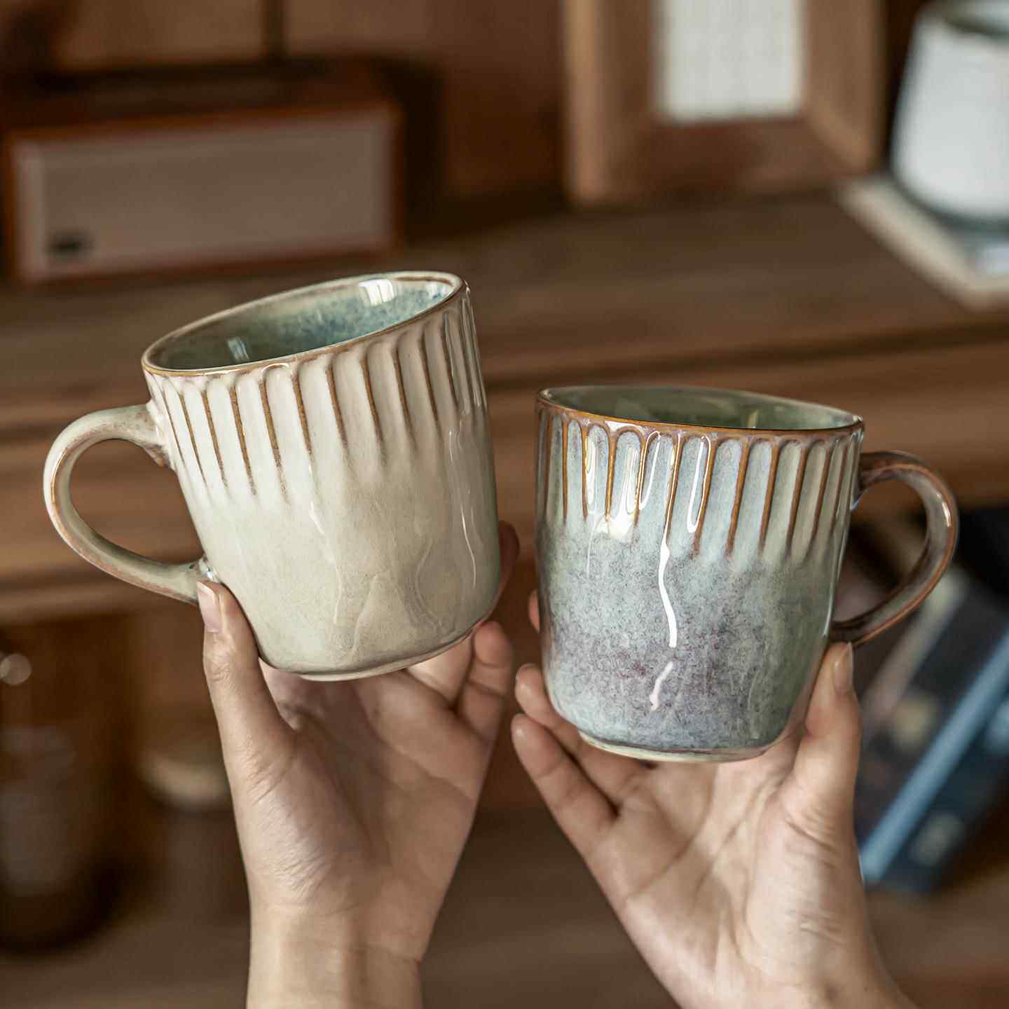 马克杯陶瓷杯漂亮喝水杯早餐杯大容量家用水杯茶杯咖啡杯子高颜值