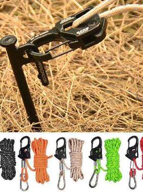 1/2/4/8pcs Camping Tent Rope Tensioner Climbing Rope Adjuste