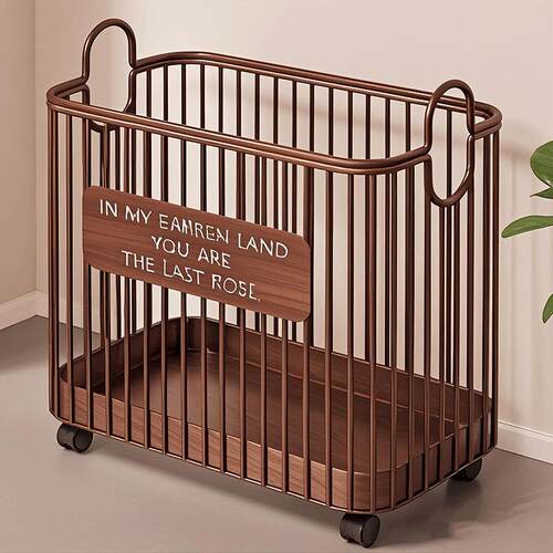 瑜珈垫收纳筐可移动家用整羽毛球拍收纳层架健身器材置物架子大容