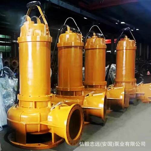 WQ国标工程款潜水泵排污泵污水污物潜水电泵无堵塞大功率抽水机
