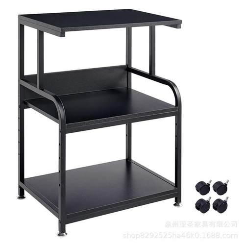 办公室放式打印机的置物架简办公桌落桌子架子针多打印机支地层柜