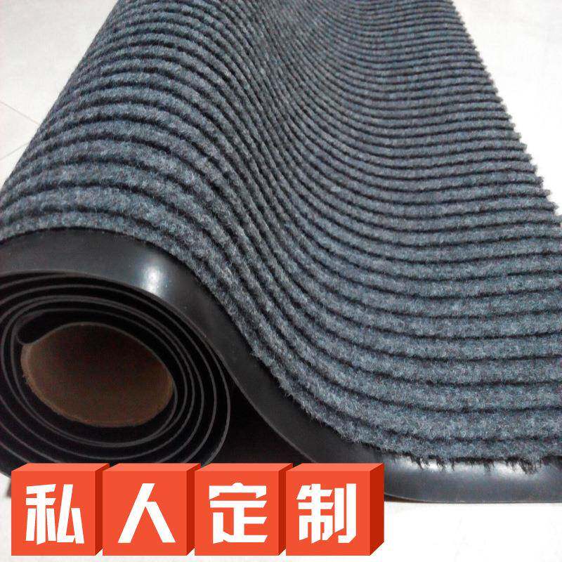 进门地垫吸水酒店宾馆走廊条纹除尘地毯防滑地垫脚垫迎宾pvc地毯
