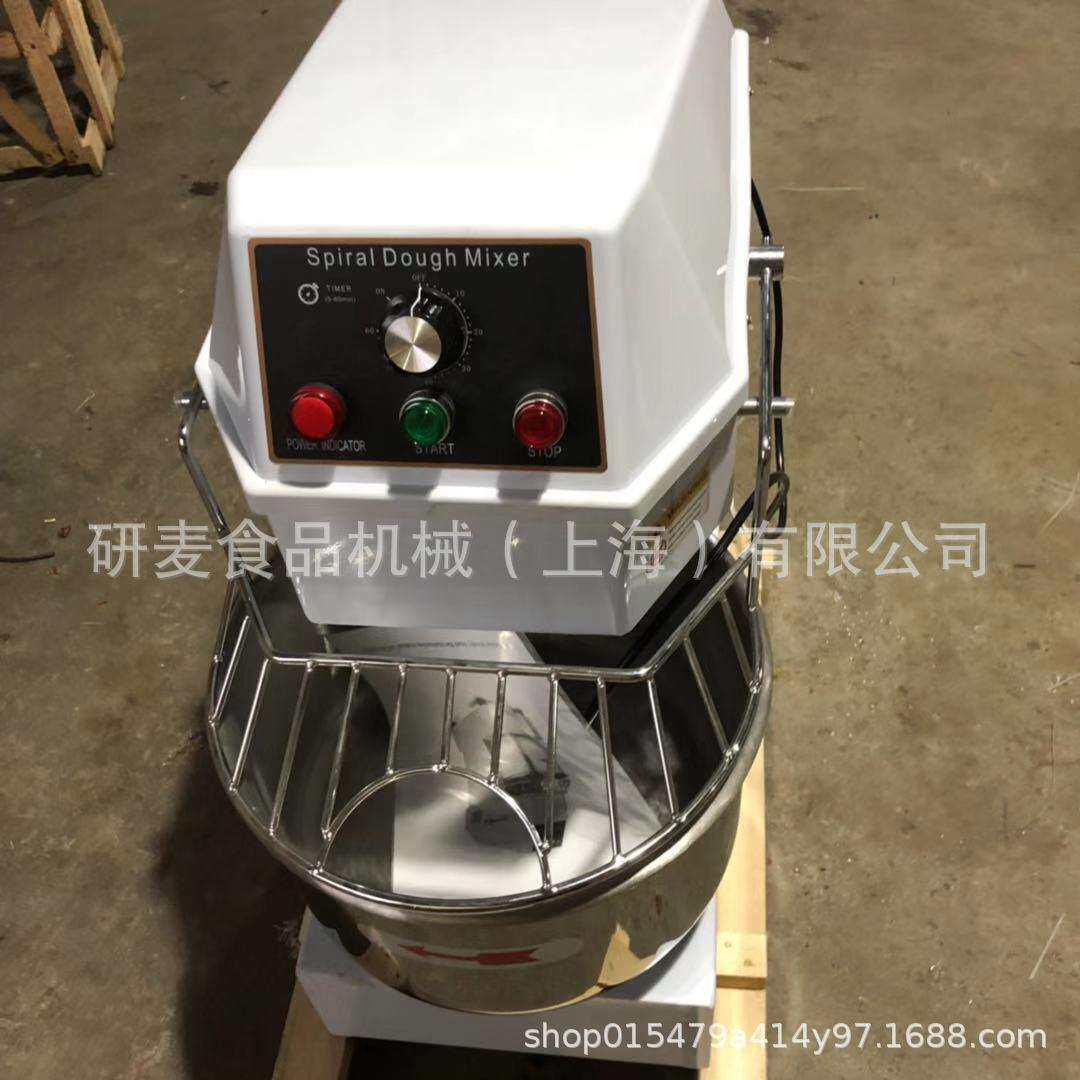商用20升和面机揉面设备 可改电压110V 8公斤面粉搅拌机英文面板