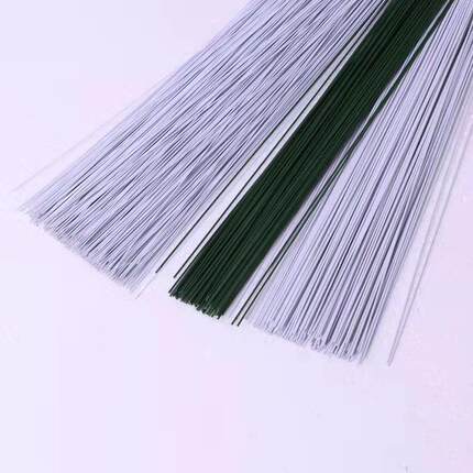 12-26号花艺铁丝婚庆手工diy包胶细铁丝丝网花叶脉材料花杆