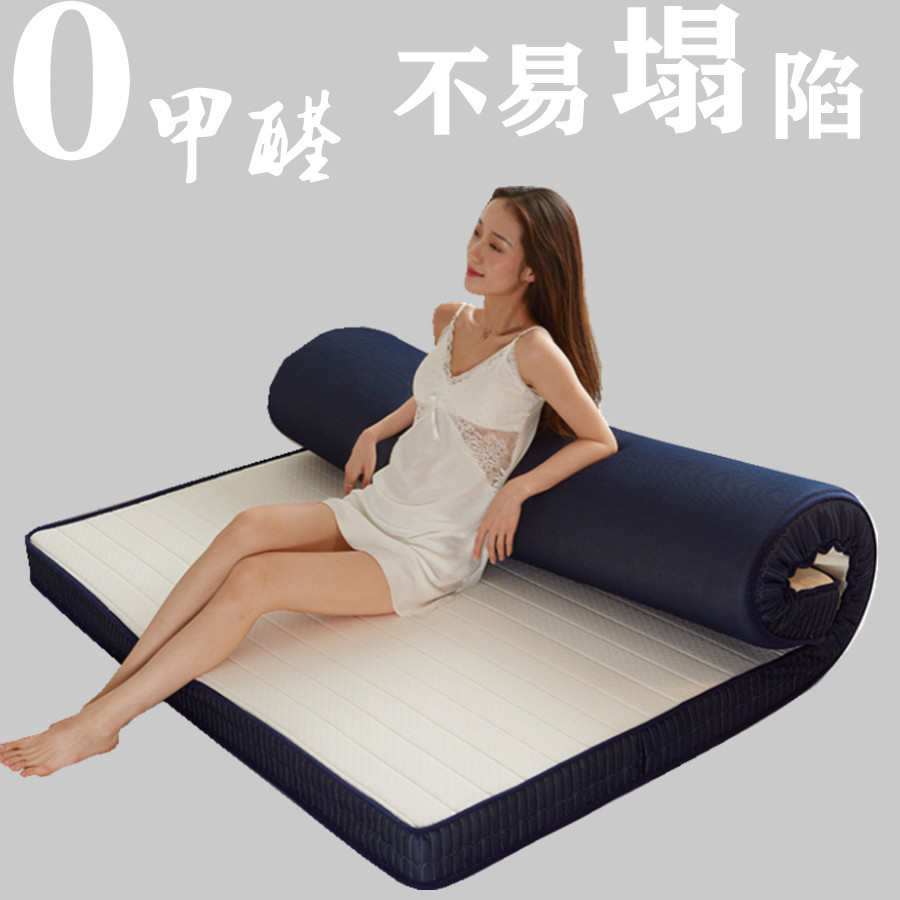 厂家直销新款双人乳胶床垫学生宿舍单人加厚海绵软垫褥子记忆棉榻