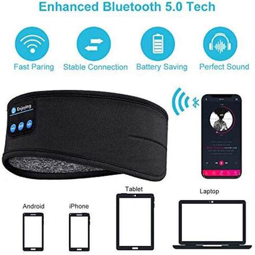 Bluetooth Earphones Sports Sleeping Headband Elastic