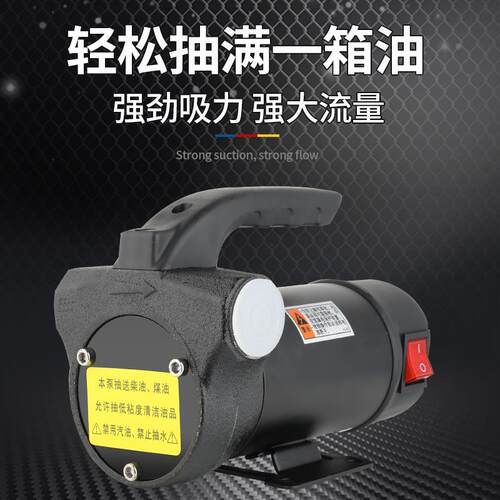 1机2V24V吸220V小型直流油抽油泵油泵XME电动加油机微型柴自泵