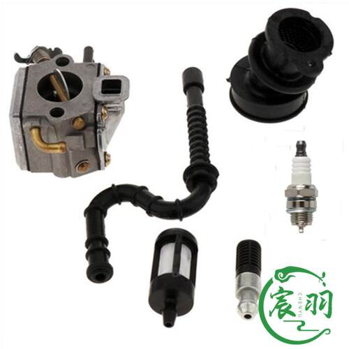 适用油锯MS034 036 MS360化油器总成 喉管 油管油滤配件 C3A-S39B