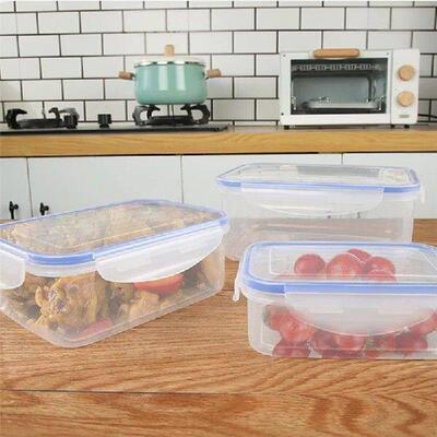 X52A-3Pcs Plastic Lunch Box for Kids Bento Box Food Storage
