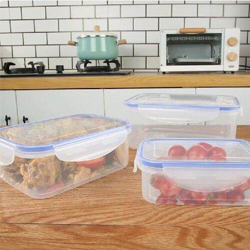 X52A-3Pcs Plastic Lunch Box for Kids Bento Box Food Storage