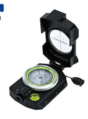 美式指南针测量锌合金金属户外夜光带多功能 k6520坡度指南针