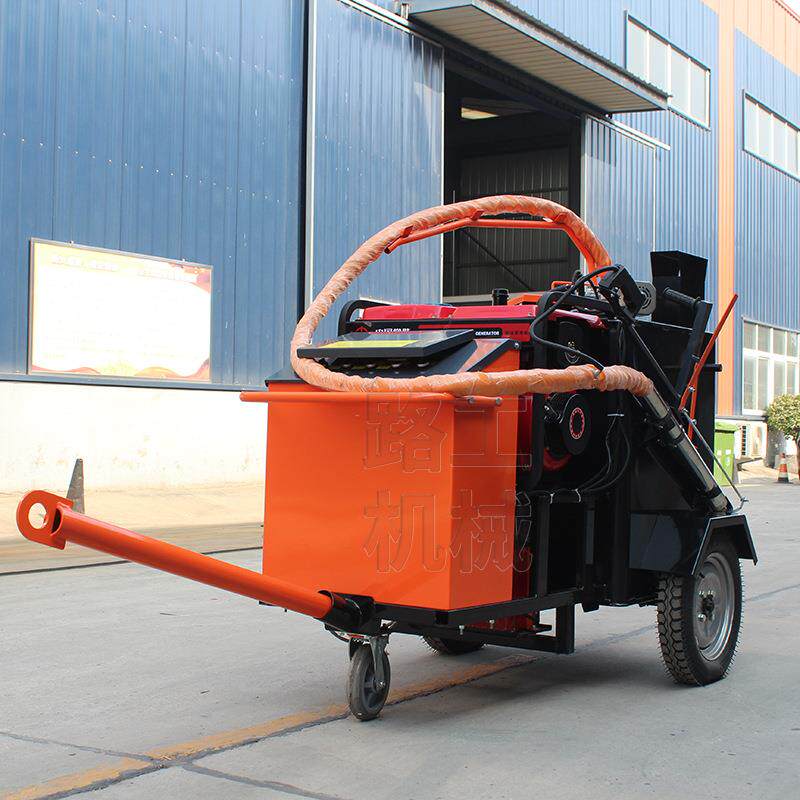小型沥青灌缝机手推牵引式100L灌缝机公路路面缝隙填缝机