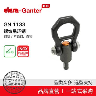 ElesaGanter伊莉莎冈特GN1133螺纹吊环销钢制或不锈钢自锁