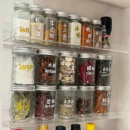 【厨房小角落】调味瓶厨房专用玻璃调味罐胡椒撒料家用防潮调味品