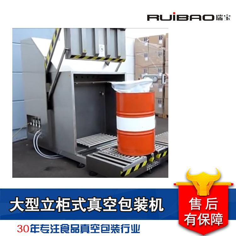 型立柜真空包装机 大型真空包装机 瑞宝大大袋式包颗粒真空装机