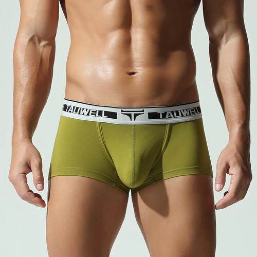 Men's cotton flat leg underwear T men's flat leg underwear