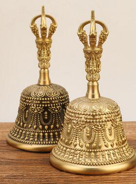 黄铜摇铃金刚铃五股金刚铃杵铜铃铛工艺品法铃摇铃