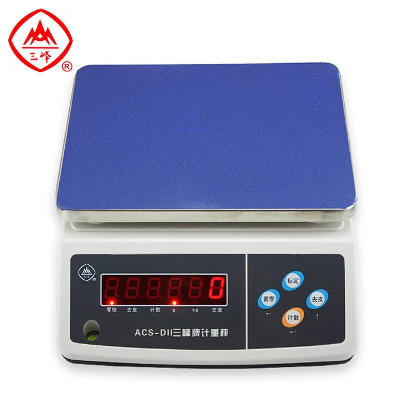 上海三峰电子称ACS-计重秤高精度0.1食品电子称3kg6kg15kg30kg