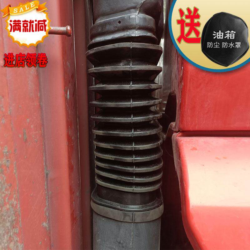 适配霸龙507重卡空气滤芯进气连接管乘龙H5H6H7M5M6橡胶波纹伸缩