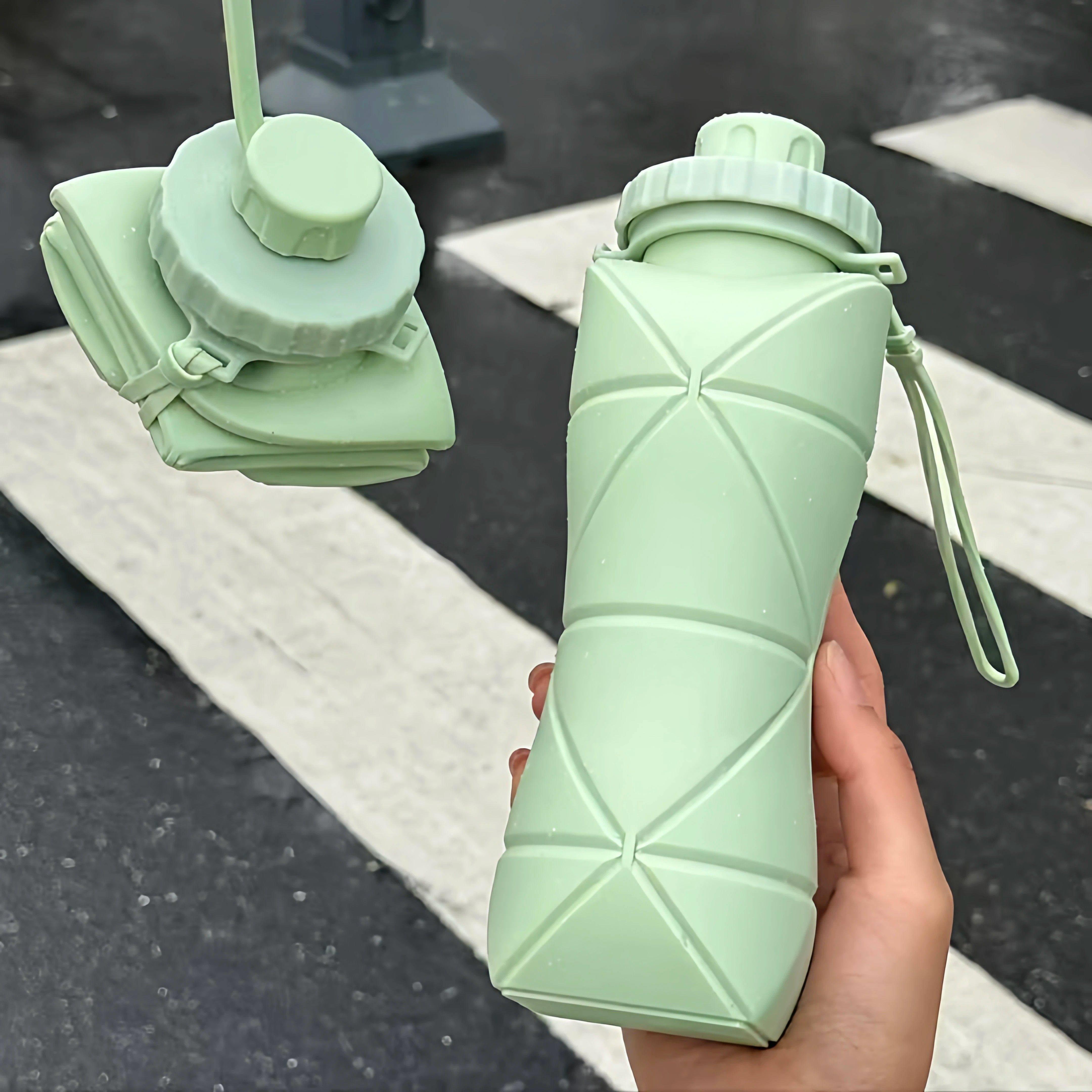 硅胶折叠水壶运动健身便携随身硅胶咖啡杯户外旅游大容量防烫水袋