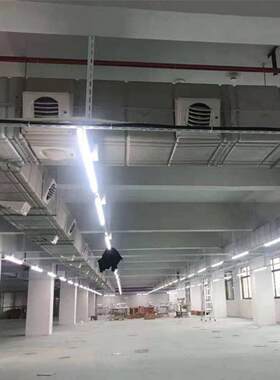 壁挂式水空调通风风口pp方形出风口工业冷风机专用塑料通风管道