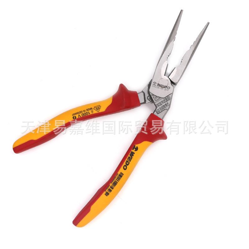 WEDO维度绝缘工具_VDE德式绝缘省力弯头尖嘴钳_尖嘴绝缘弯头钳子