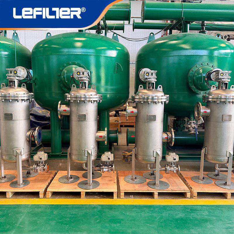 全自动刷式自清洗过滤器碳钢材质DN100流量80t/h精度200μm