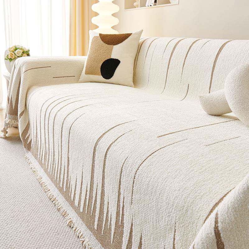 感简约北欧风沙发巾沙发盖布四季通用防猫抓沙发套罩沙发毯