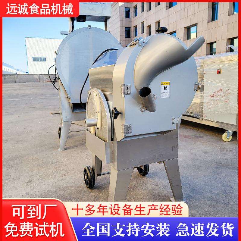 小型西葫芦切片机设备全自动土豆切丝机不锈钢茄子切块机厂家