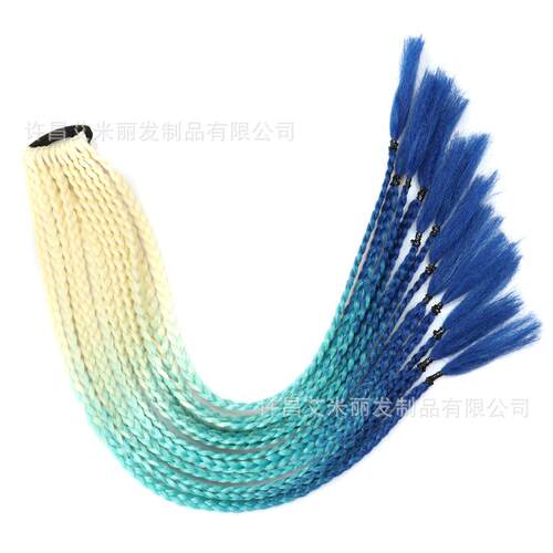 马尾假发辣妹渐变编发其它假发