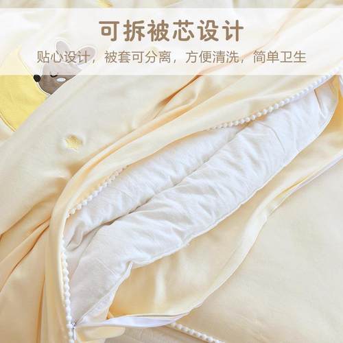 ?幼儿园宝宝被子三件套被套婴儿纯F$p$p@vd棉褥六件童套午睡被儿