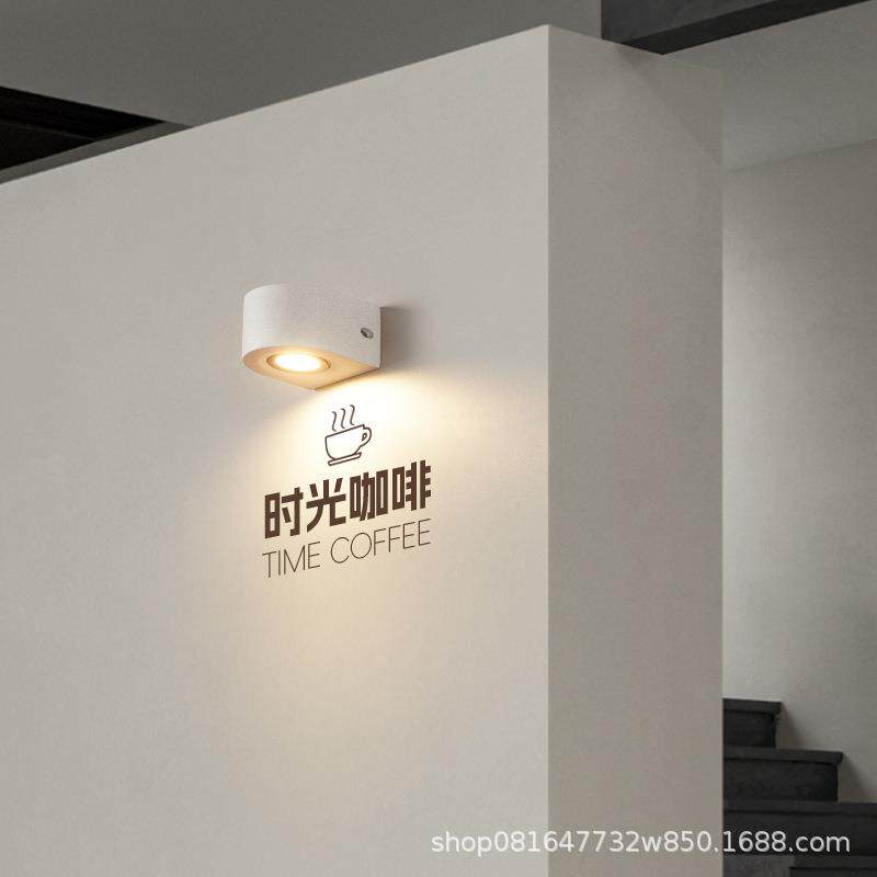 户外防水壁灯创意水泥水磨石别墅庭院外墙咖啡店服装店铺门头灯
