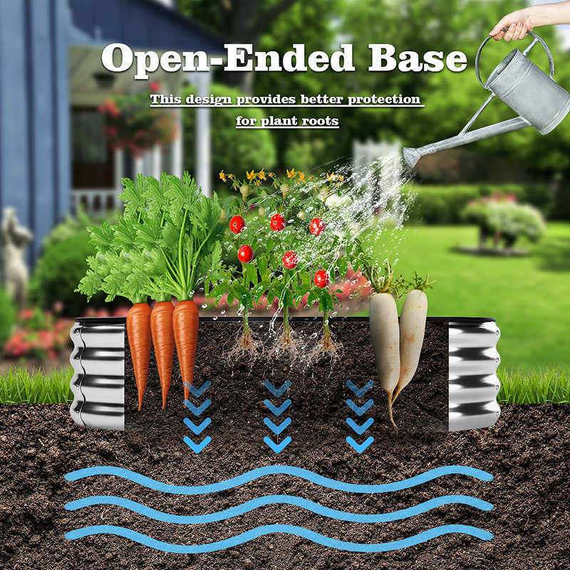 户外园艺种植箱庭院种菜盆大型金属镀锌花园床定 制,鲜花速递/花卉仿真/绿植园艺,花盆,淘宝优惠券,粉丝福利购,淘宝优惠卷