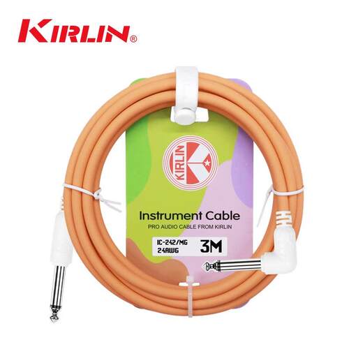 KIRLIN科林新品马卡龙色系电吉他贝斯民谣乐器连接线 线降噪线 线