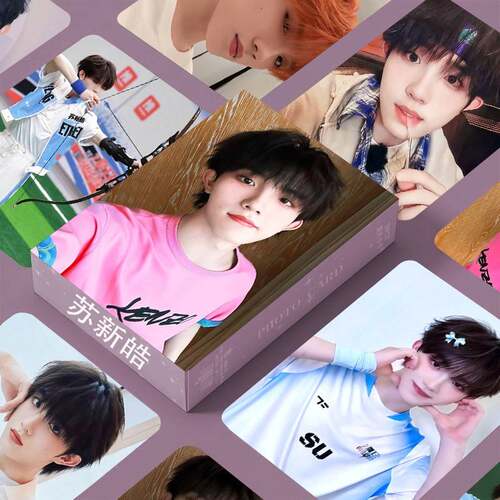 新款苏新皓小卡55张TF家族三代周边同款新专辑拍立得自印LOMO闪卡