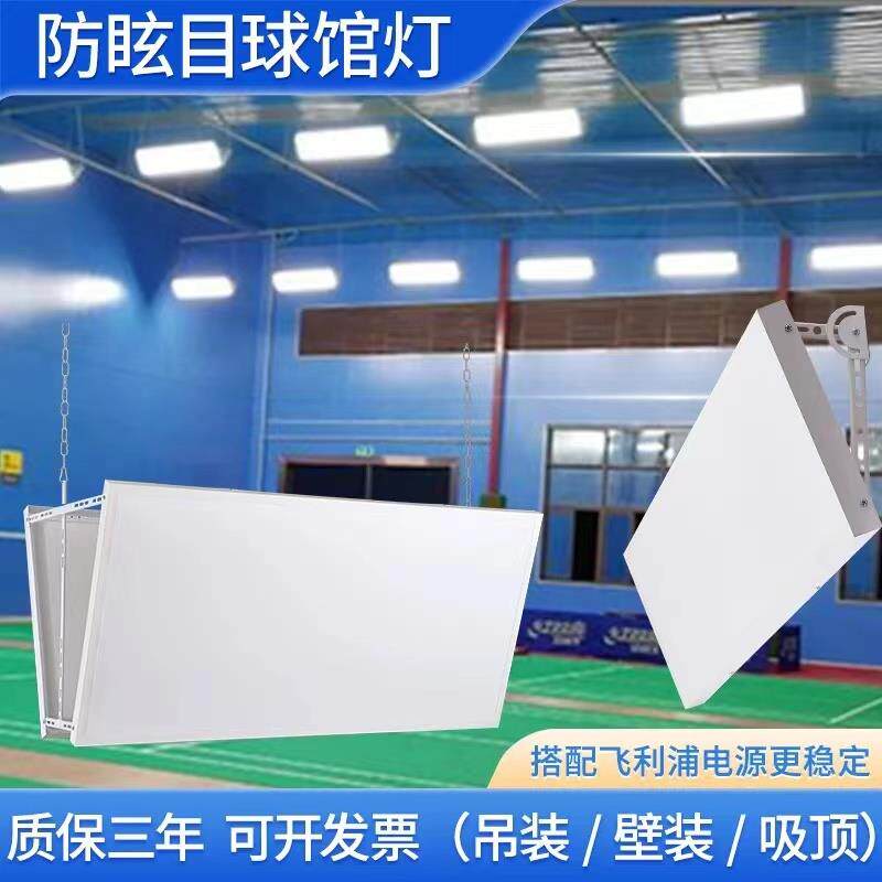 室内防眩目羽毛球馆专用灯乒乓球室吊灯儿童篮球馆无影灯体育馆灯