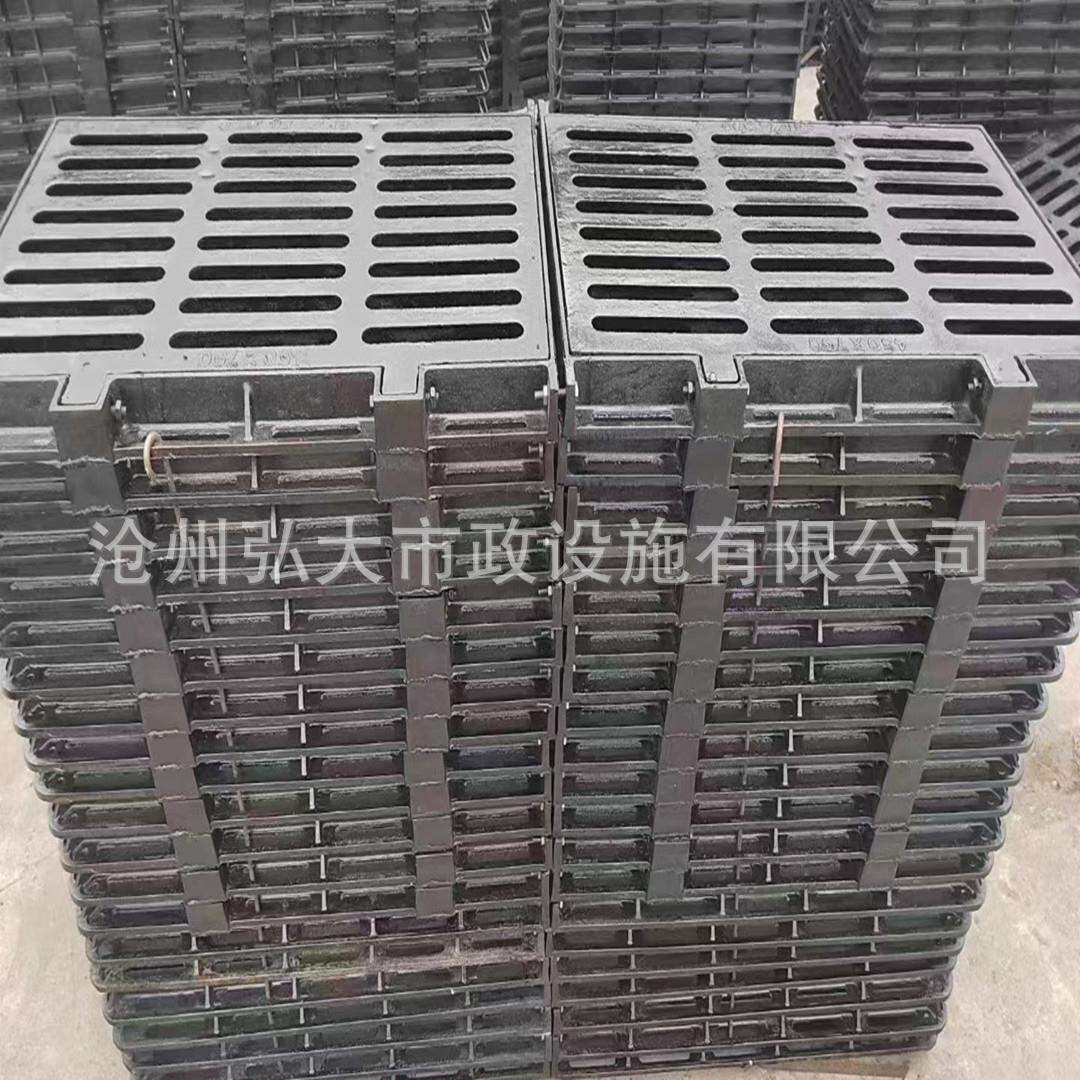 球磨双联套篦铸铁篦子雨水井蓖地下车库排水沟盖板雨水篦子