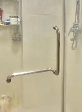 淋浴生房ZM-20203拉手浴室玻璃门手拉卫间浴室移门把手加厚34不锈