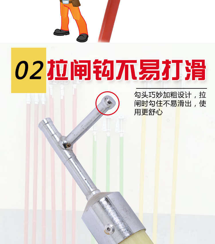 Детектор для стен 高压拉闸杆绝缘杆伸缩杆35kv10kv令克棒伸缩式绝缘操作杆带电作业