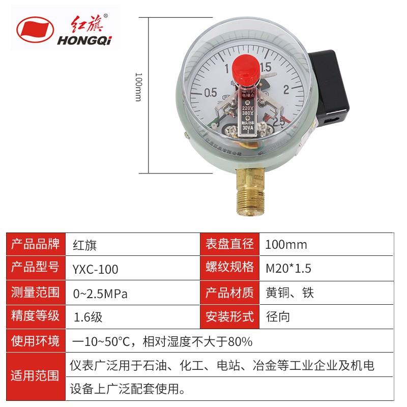 红旗仪表厂家直销YXC-100