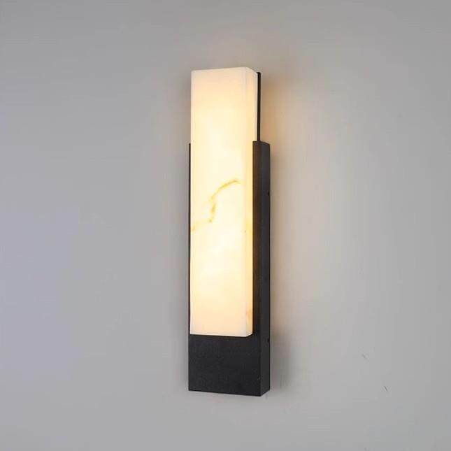 户外防水壁灯别墅大门两侧墙灯现代轻奢室外庭院不锈钢仿云石壁灯