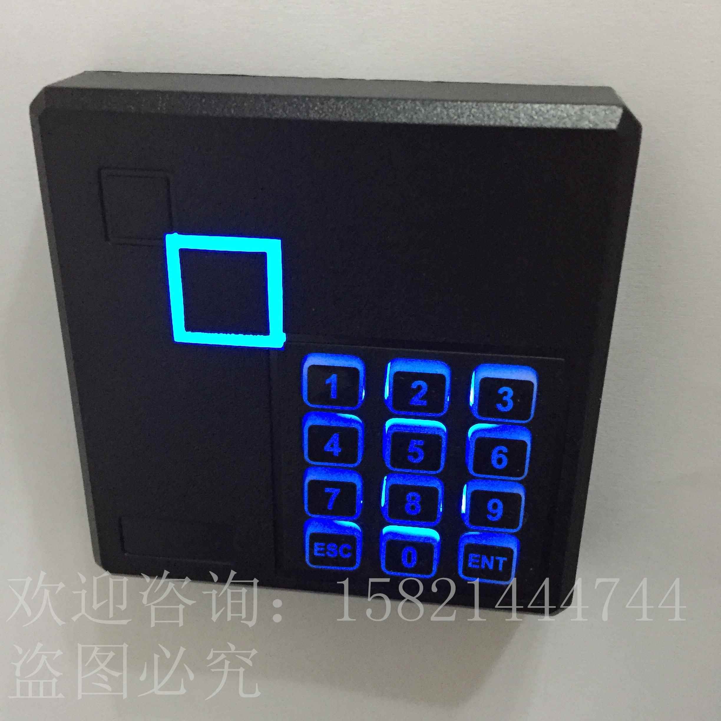 密码键盘读头 WG26读卡器 ID四方密码读头读卡器配博克IC读卡器