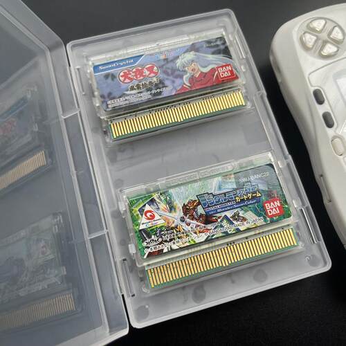 WSC游戏卡盒4合一ws游戏卡带收纳盒wscc神奇天鹅游戏卡带保护盒