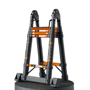 新款 电工工程伸缩梯家用户外专用梯子加厚便携折叠人字梯步梯批发