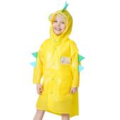 儿童雨衣女童幼儿园宝宝卡通可爱恐龙男2023新款 学生透明轻便雨披