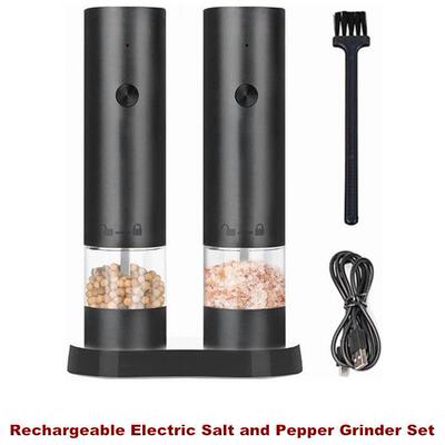 Rechargeable Electric Salt and Pepper Grinder Mill Shakers