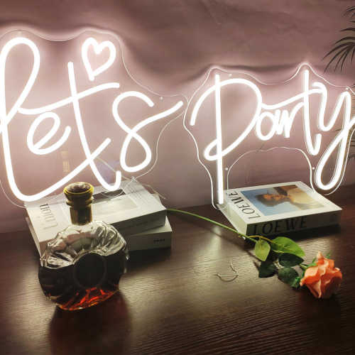 LED霓虹灯发光字创意造型DIY亚克力鞋子造型霓虹灯制作装饰灯